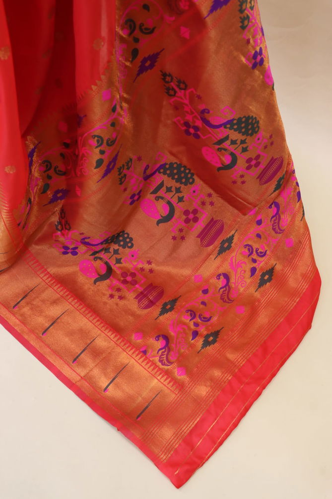 Kunjan Paithani Pure Silk Non Catalog Sarees Catalog